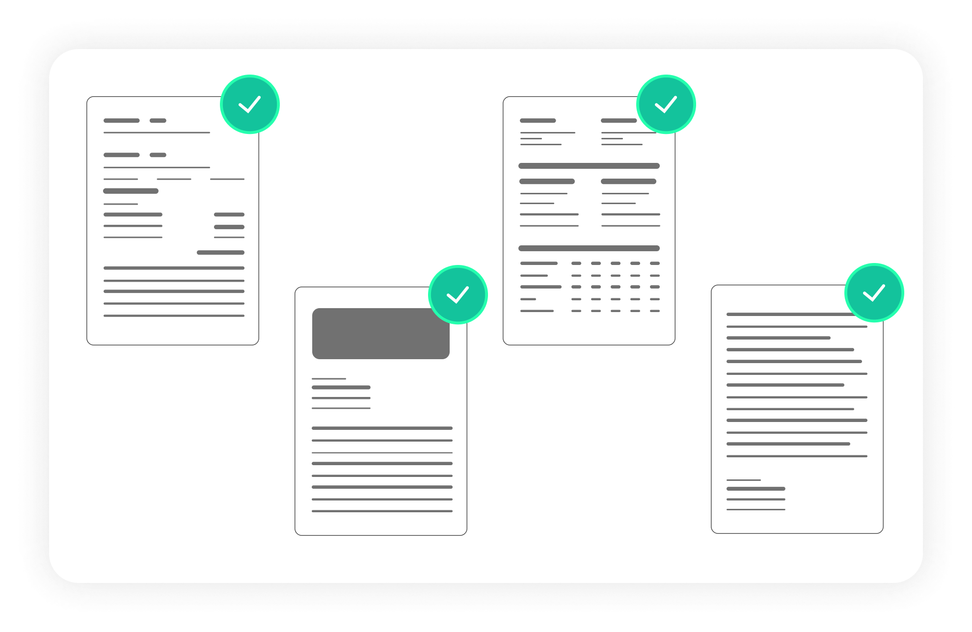 Achieve template-free document processing